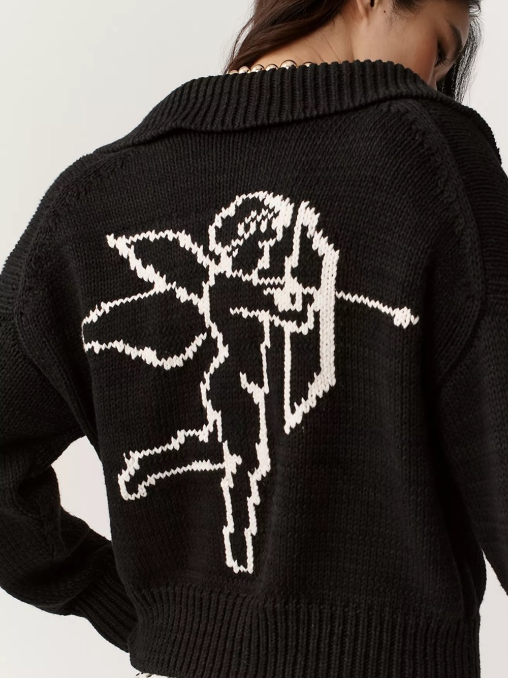 NWT Anthropologie Maeve (Originally $178) Collared Cherub Cardigan Sweater in S
